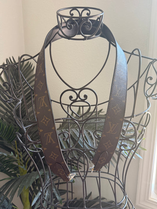 Handmade Wide Mono Crossbody Strap