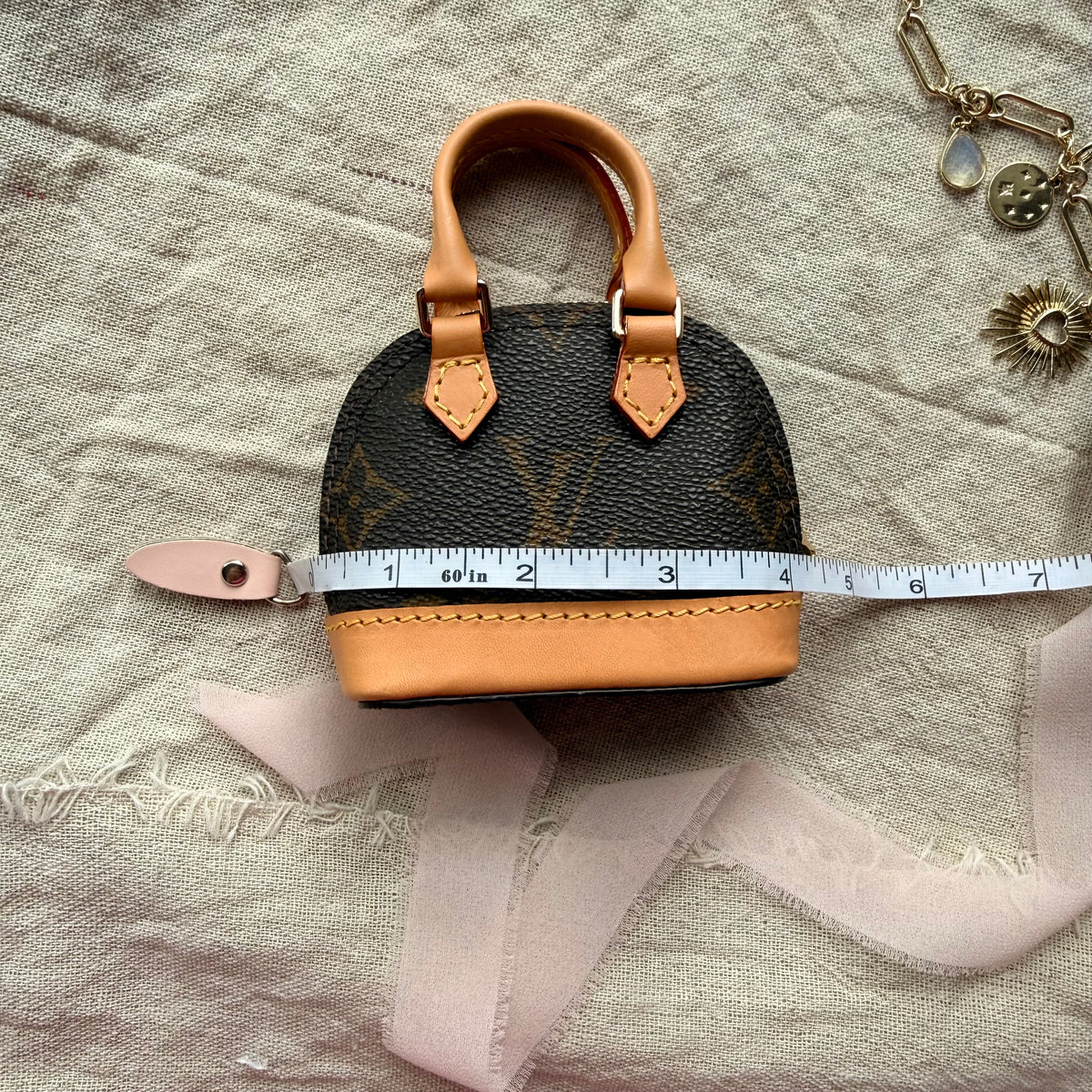 Handmade Luxury Micro Dome Bag Charm
