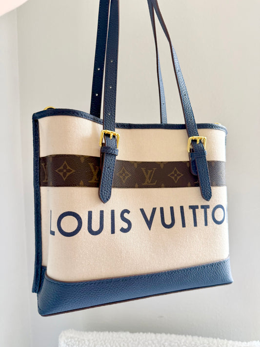 The SELENA Tote || Handmade Upcycled Luxury Authentic Dusty Bag