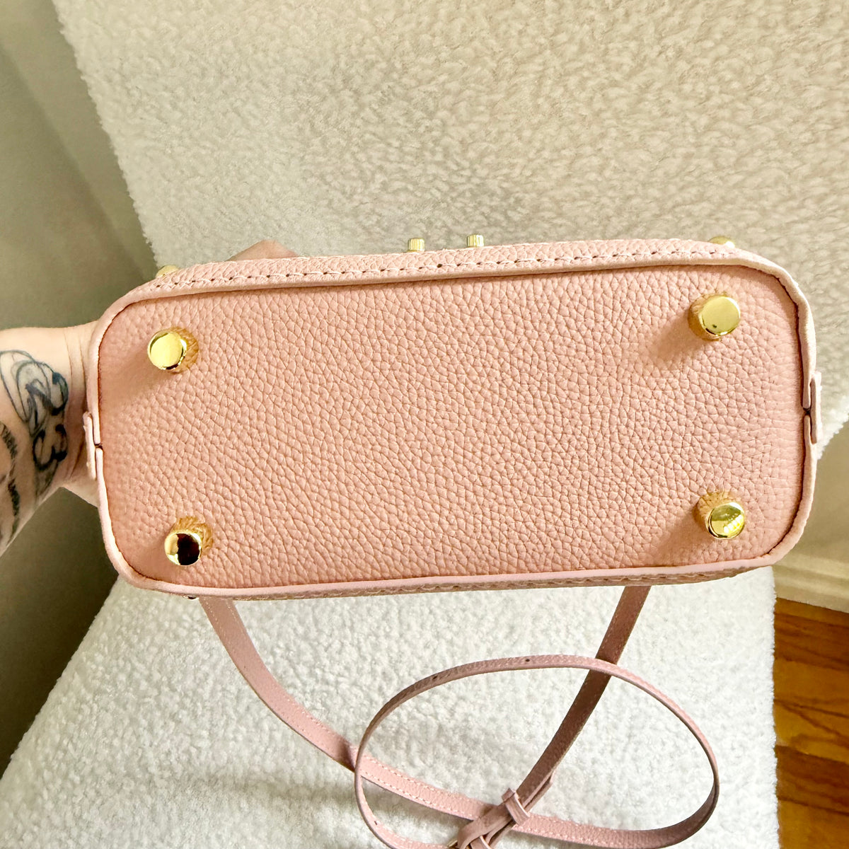The IVY Lock Bag || Handmade Upcycled Pink Soft Trunk Luxury Handbag *Preorder