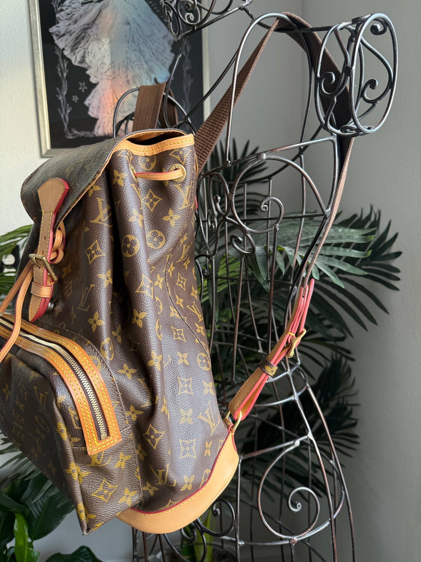Authentic Preloved Reimagined LV Montsouris GM Backpack