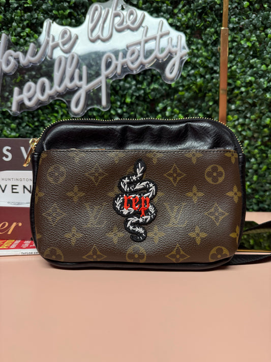 Upcycled LV Belt Bag