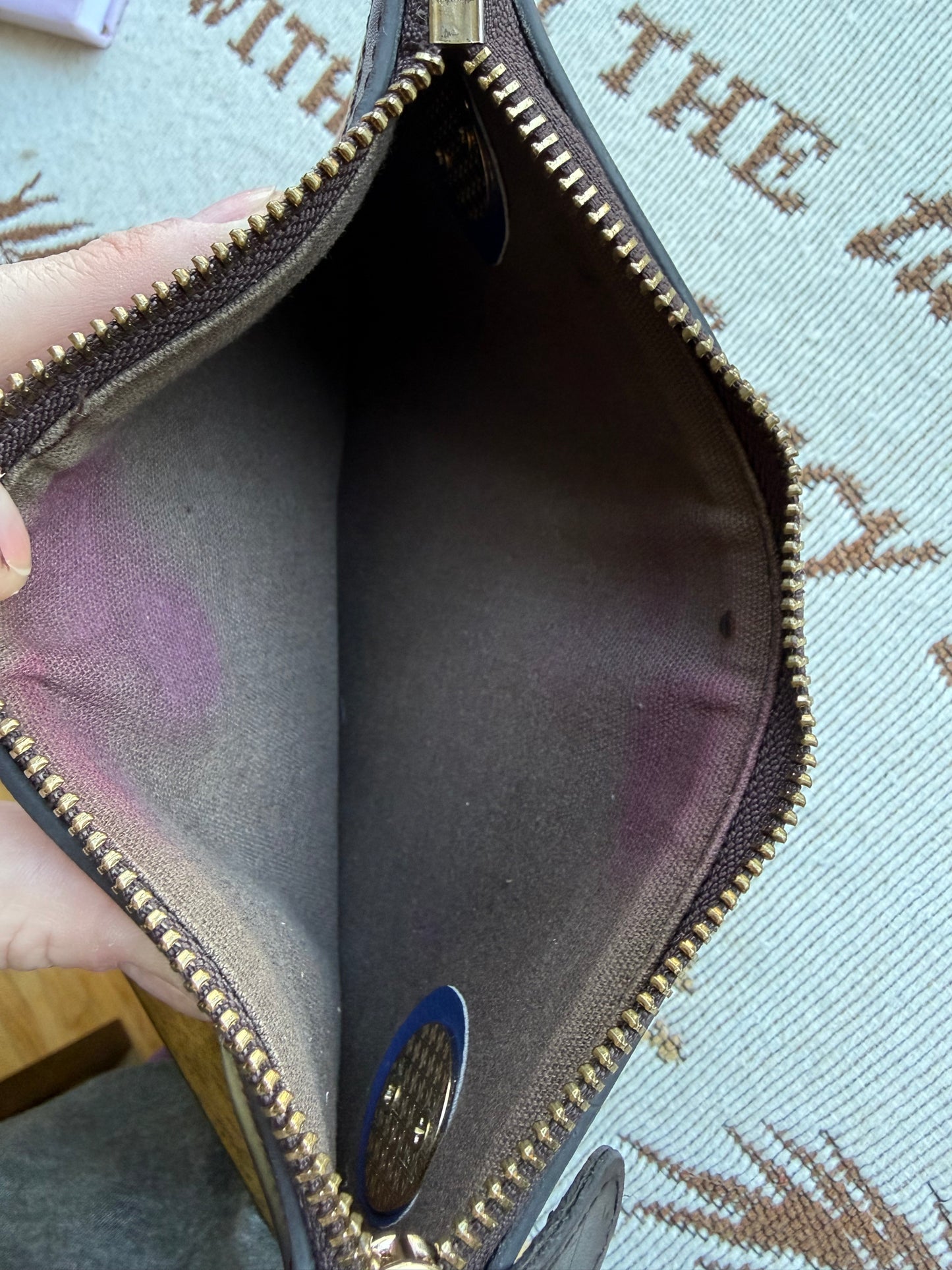 Authentic Preloved Burberry Novacheck Blue Label Pink Nylon Tote with Classic Pouch