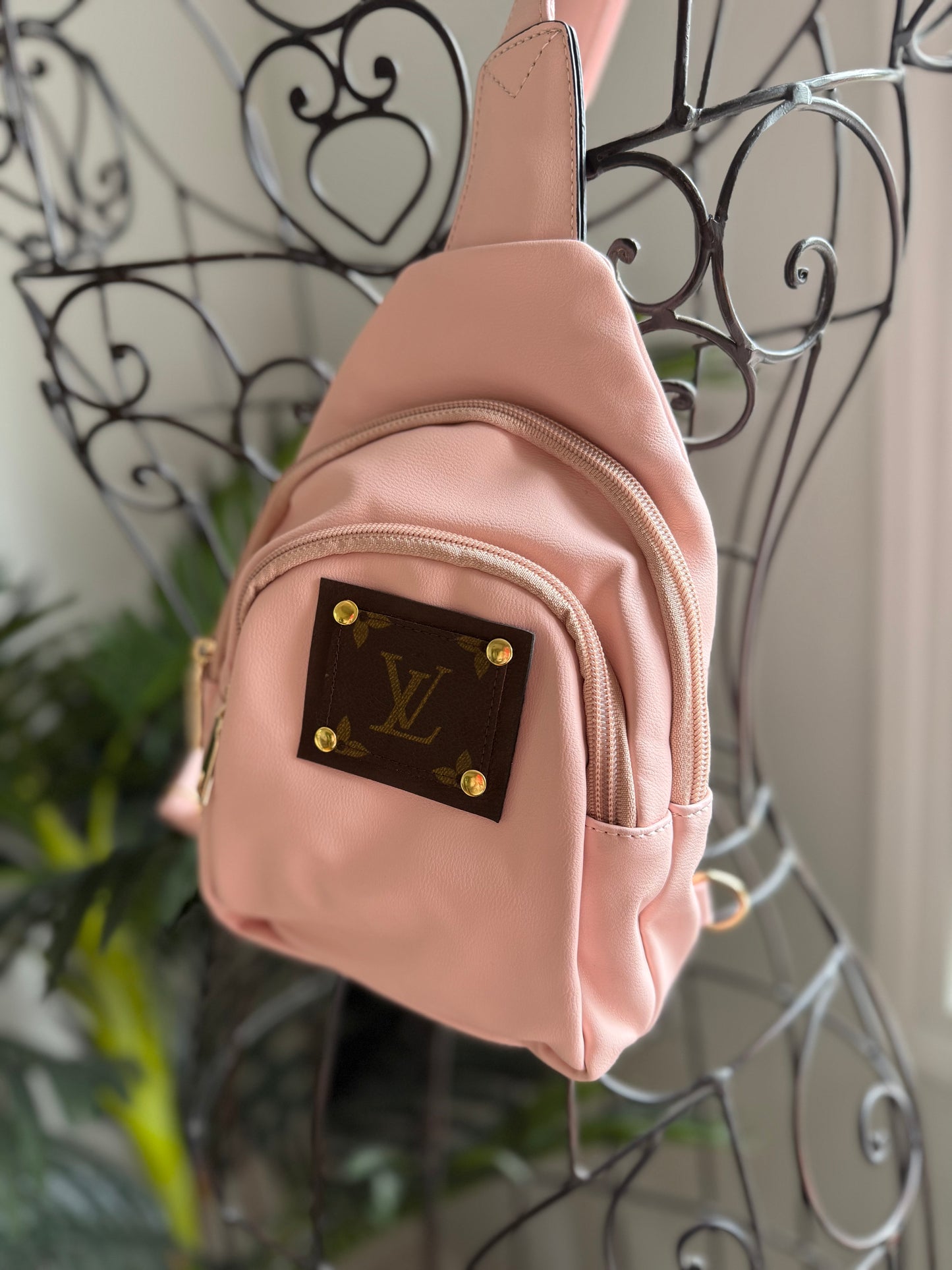 SWEET NOTHING Light Pink Vegan Sling Bag with Authentic Mono Patch
