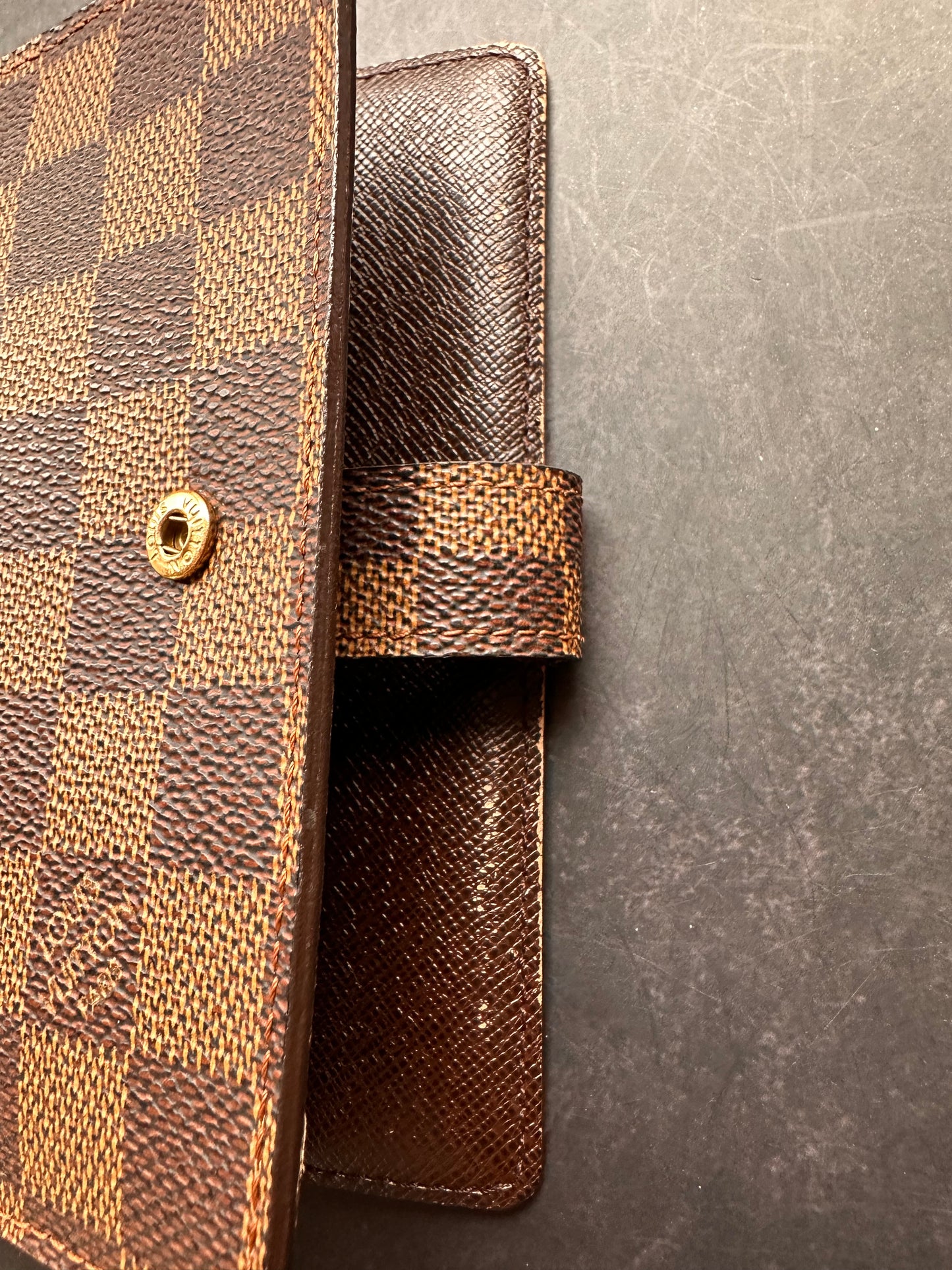 Authentic Vintage LV Damier Ebene Agenda PM