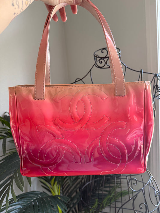 THE AFTERGLOW Authentic Preloved Chanel Patent Tote