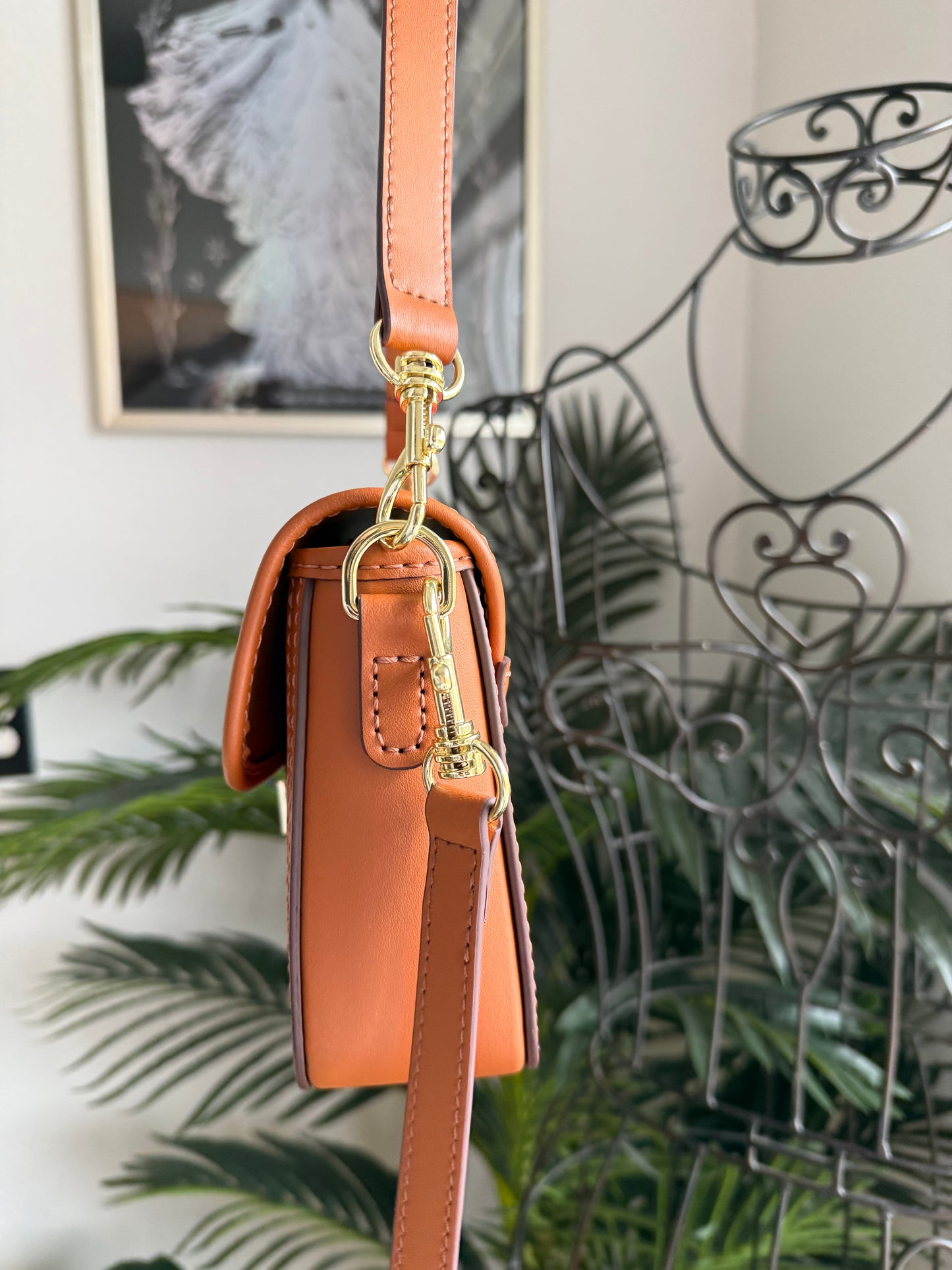 { AUGUSTINE } Handmade Saddle Bag - Red Neverfull Reimagined