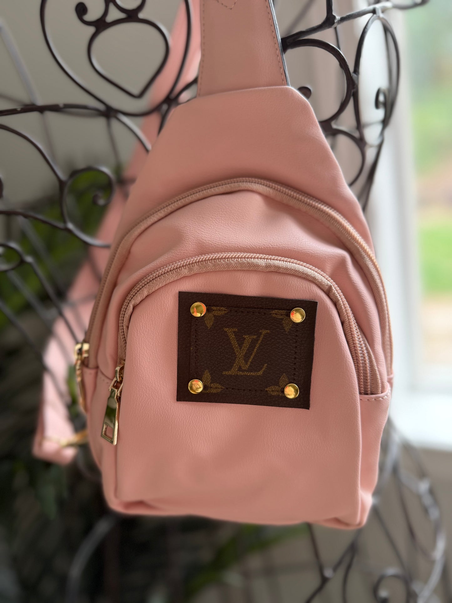 SWEET NOTHING Light Pink Vegan Sling Bag with Authentic Mono Patch