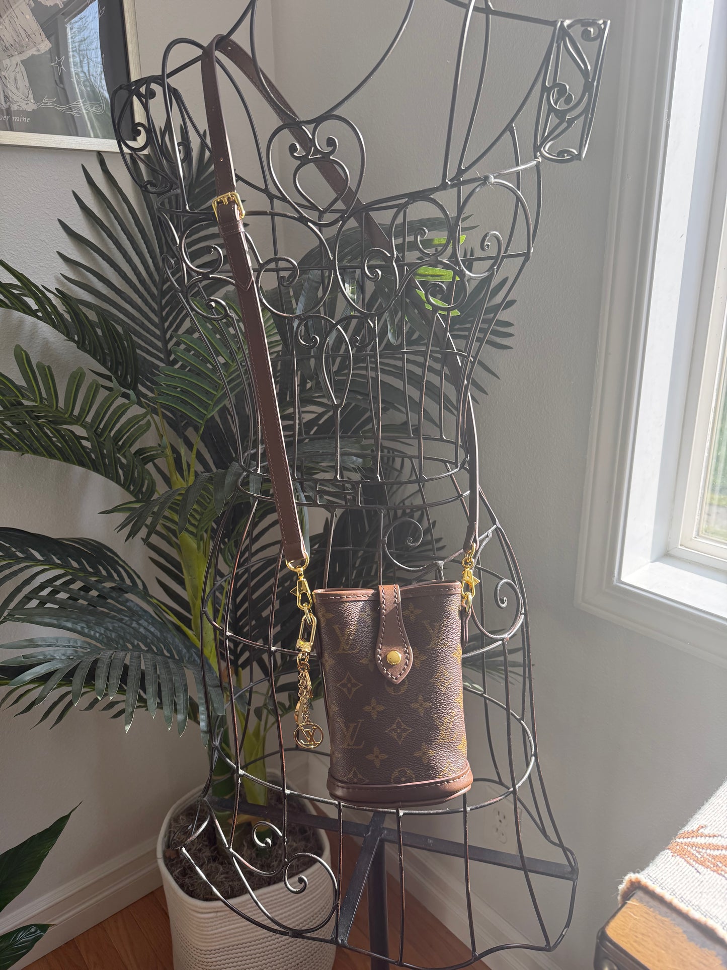 BEGIN AGAIN Leather & Mono Handmade Upcycled Mini Bag