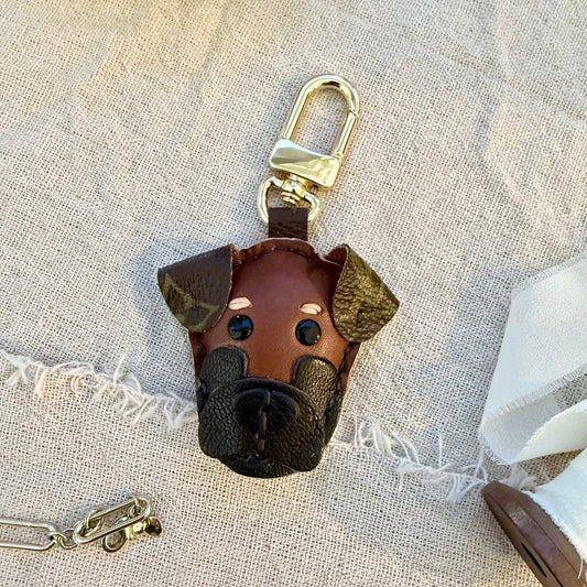 Handmade Doberman Dog Bag Charm