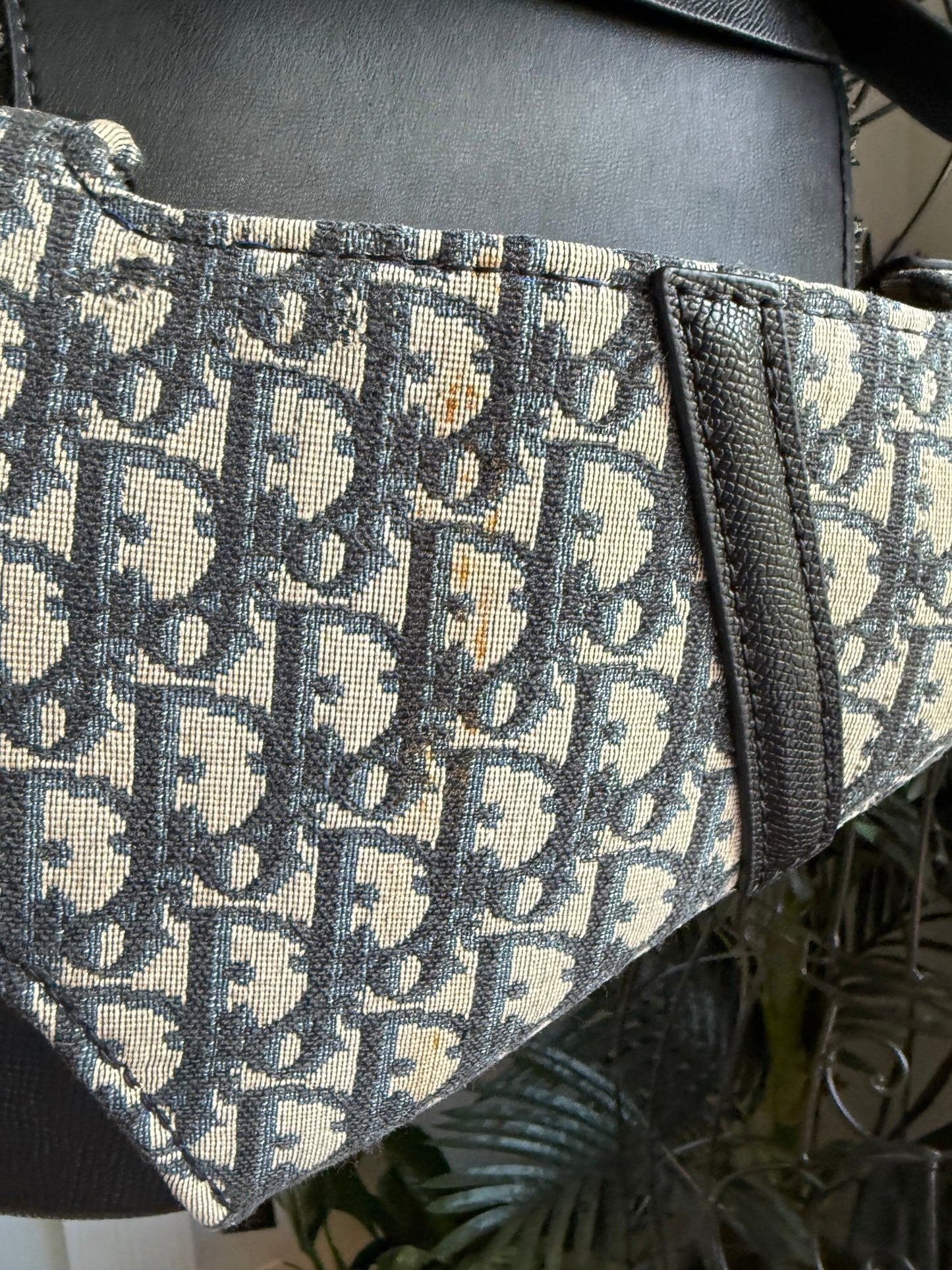 The WHITE HORSE Bag in Authentic Dior Textile