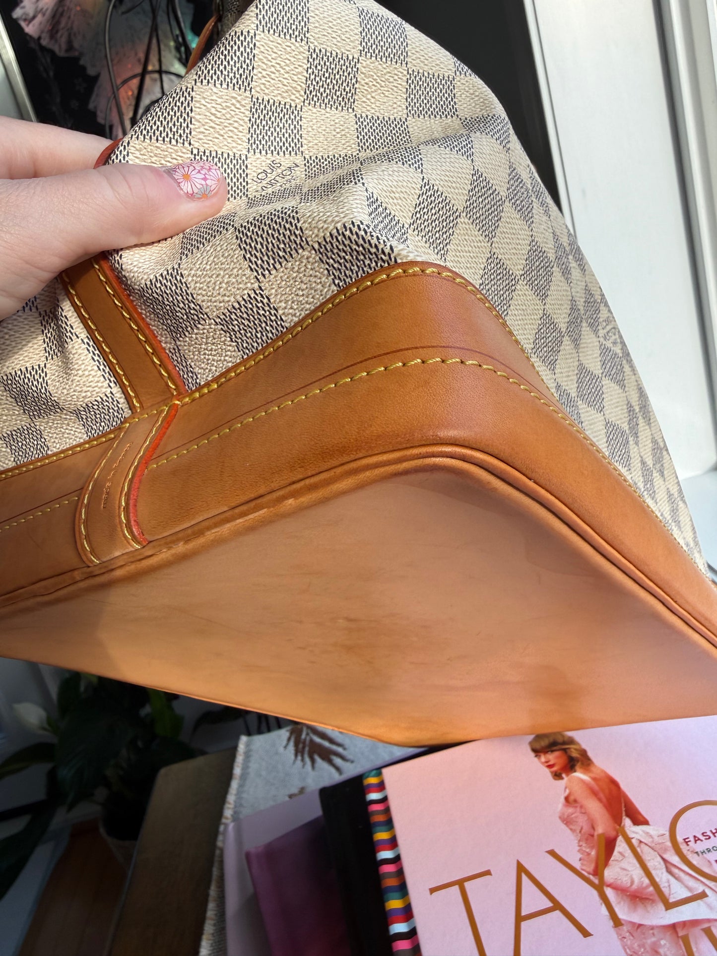 Preloved Authentic LV Noe GM in Damier Azur