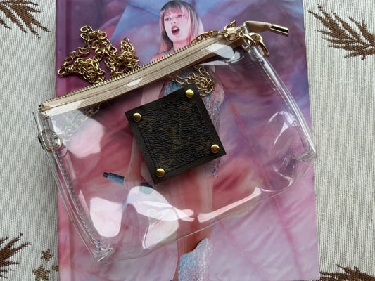 THE TOUR BAG Clear Crossbody with Authentic Mono Tag