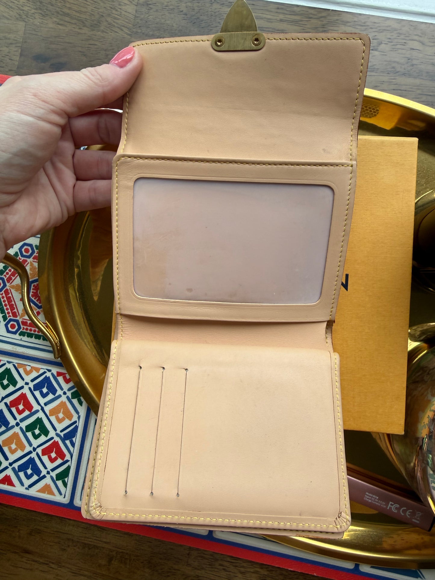 Authentic Preloved LV x Murakami White Multi KOALA Wallet