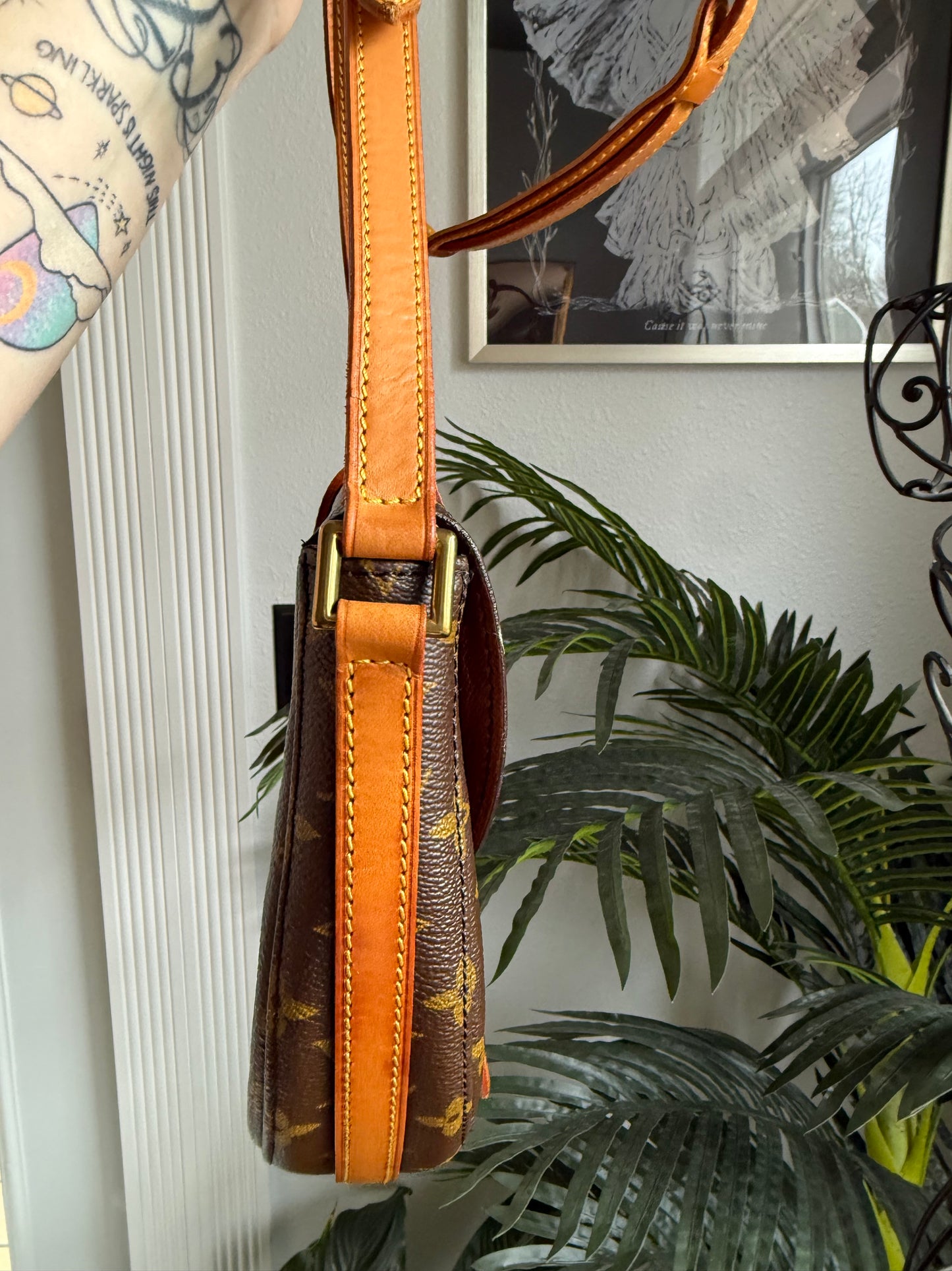 Authentic Preloved Vintage Luxury 1990 Louis Vuitton Chantilly PM Classic Crossbody Bag