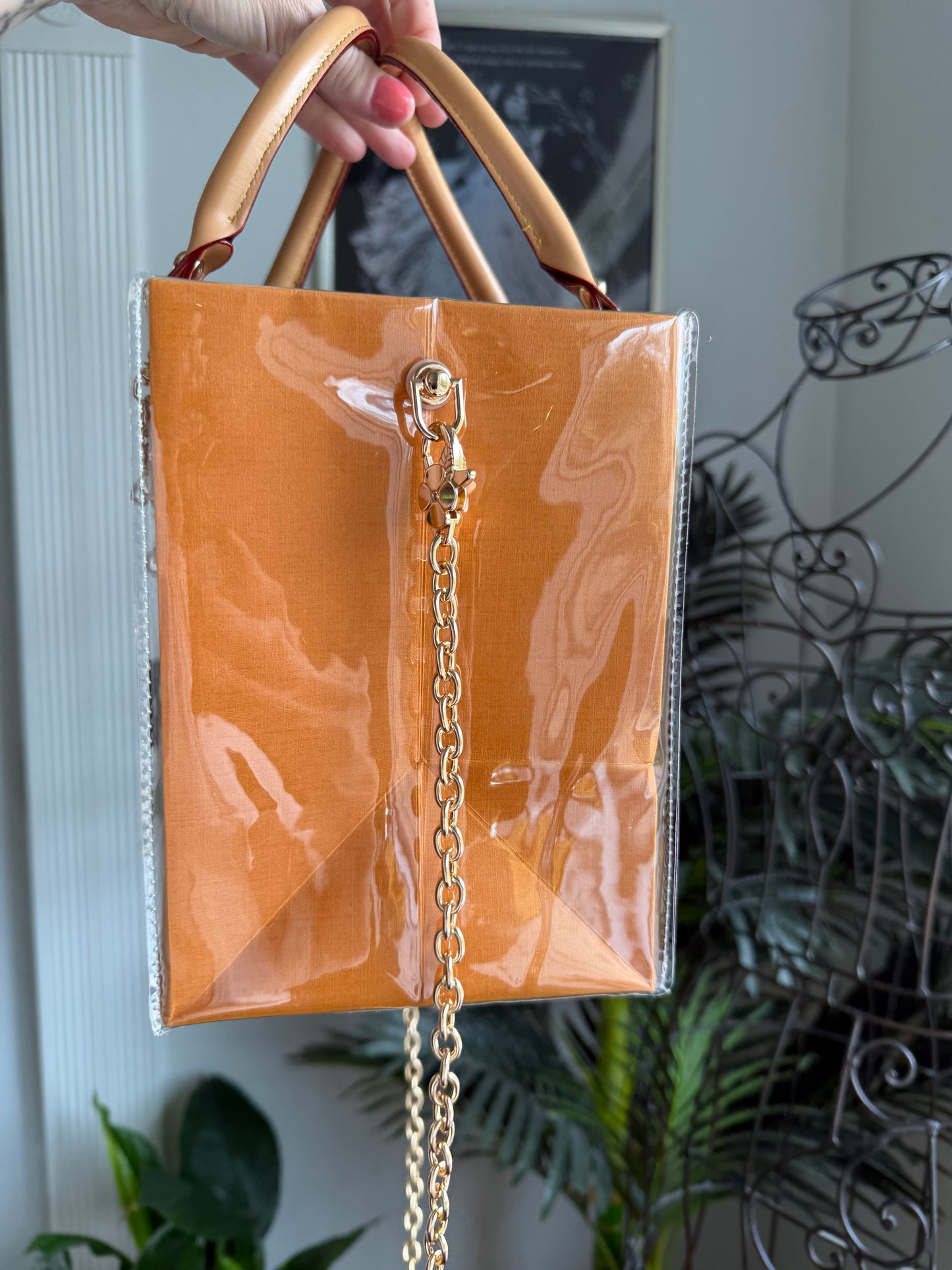 Handmade Upcycled LV Gift Tote Bag - Medium