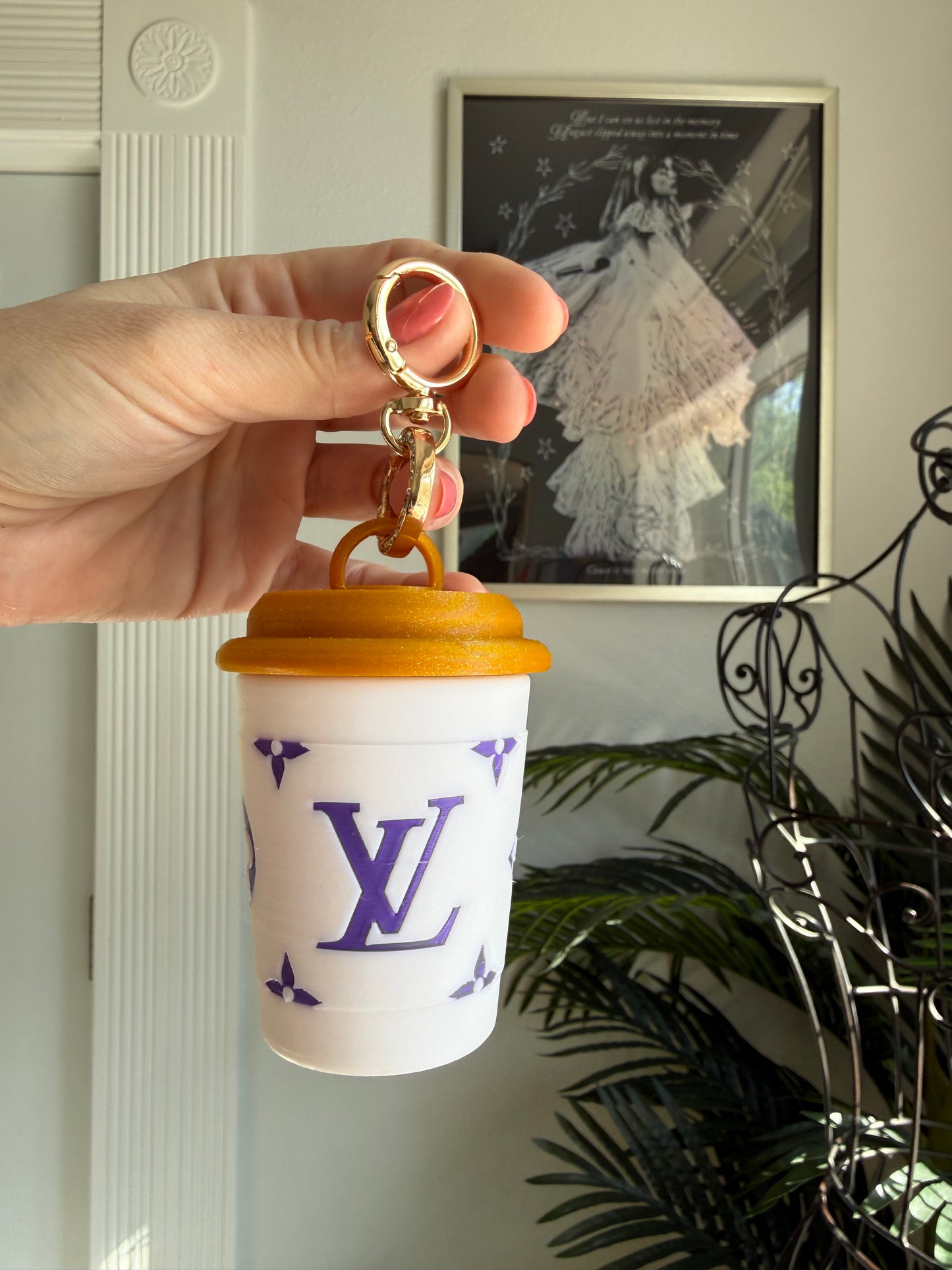 Mr Seattle Swiftie Lux Coffee Cup Charm (Purple)