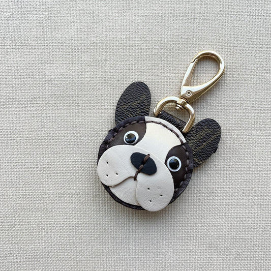 Handmade Boston Terrier Dog Bag Charm