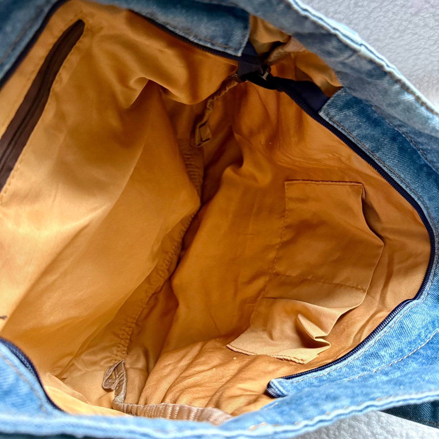 BLUE Tote 48 || Up-Cycled Artisan Patched Denim Tote Bag No. 3