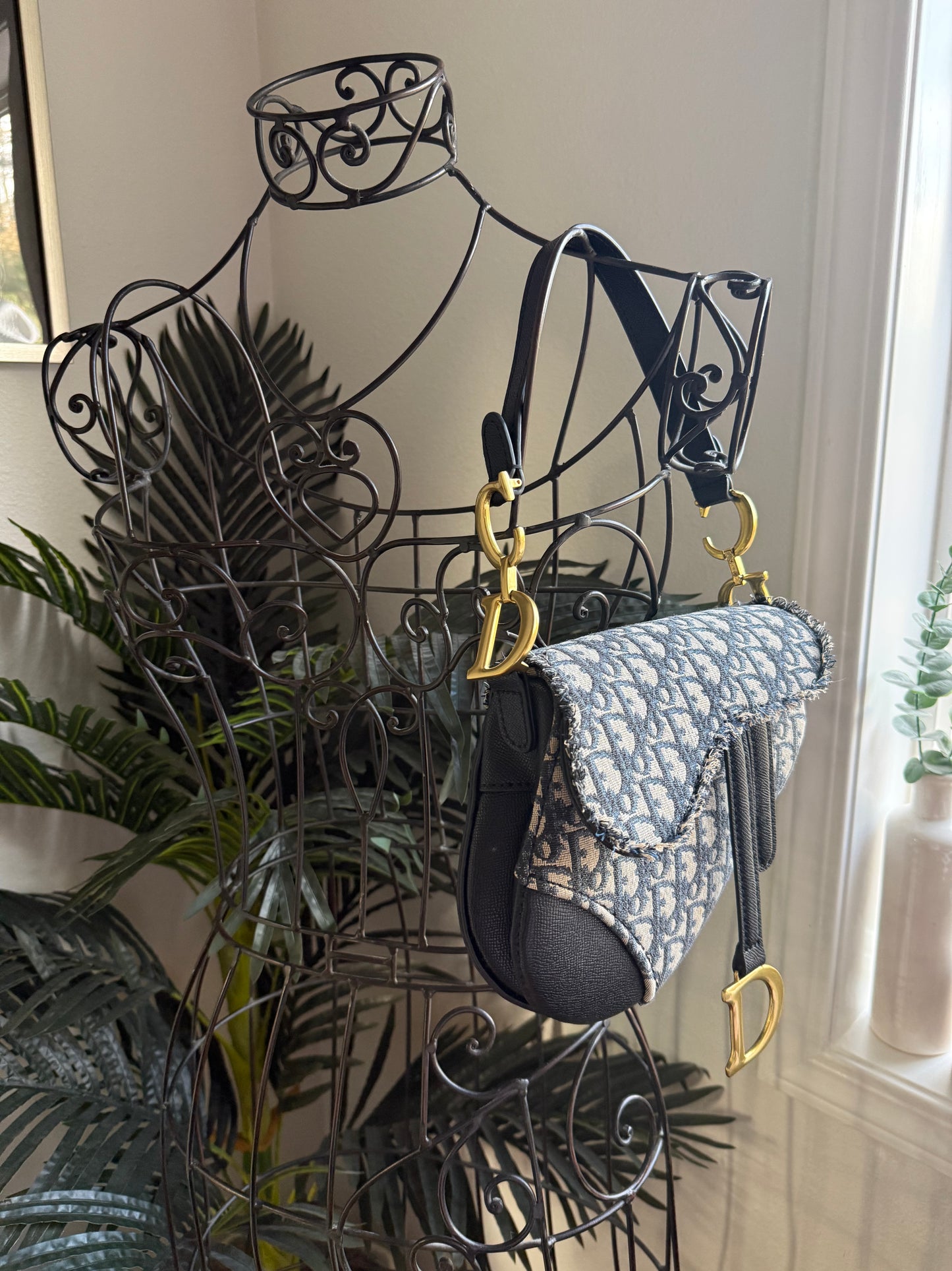 The WHITE HORSE Bag in Authentic Dior Textile