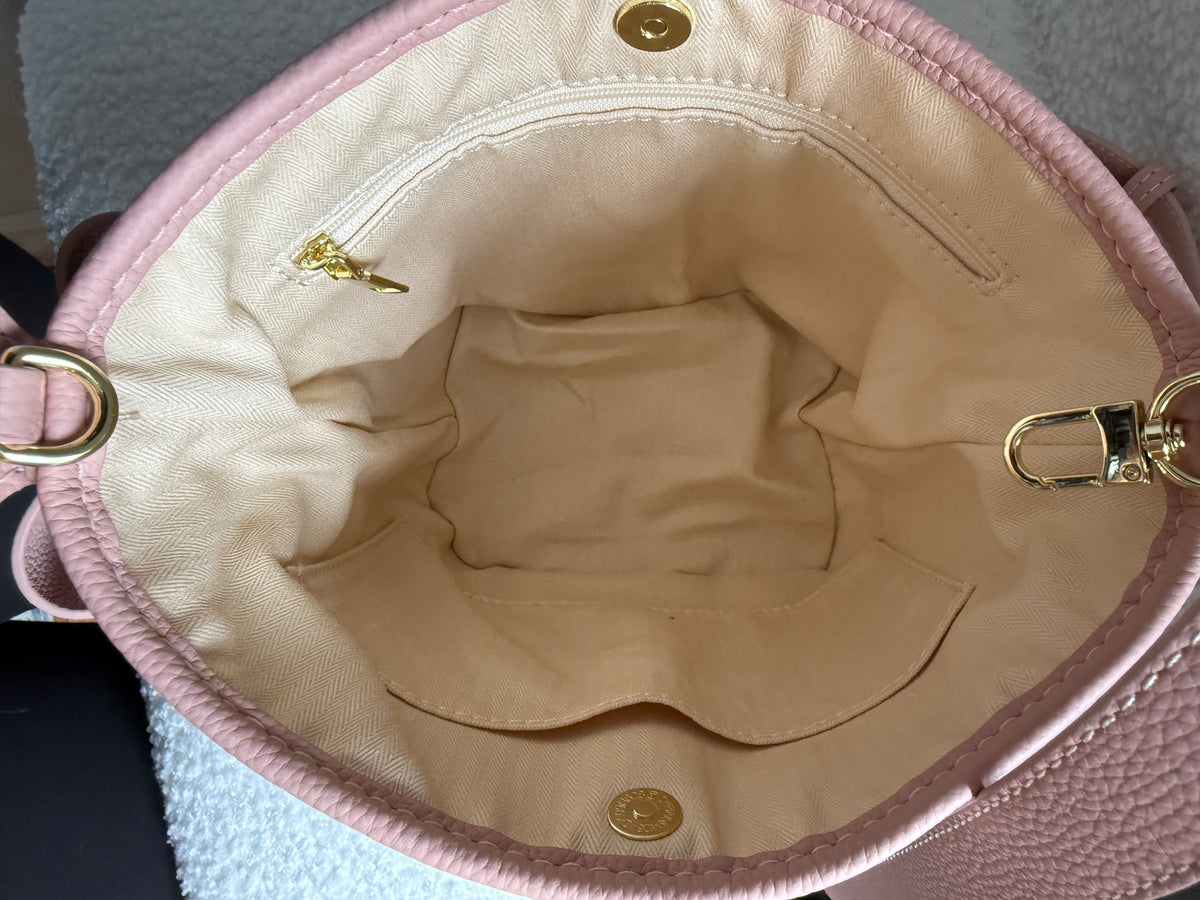 Handmade Upcycled Mono Bow Handbag *Preorder