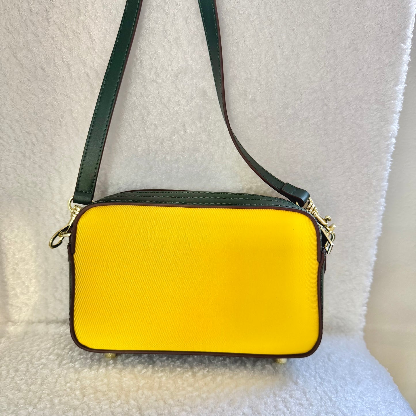 SOLD * The AMERICANA Crossbody || Handmade Upcycled Luxury Green Bag
