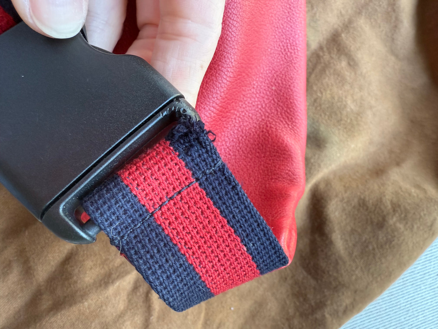 KARMA Authentic Preloved Red Gucci Bumbag