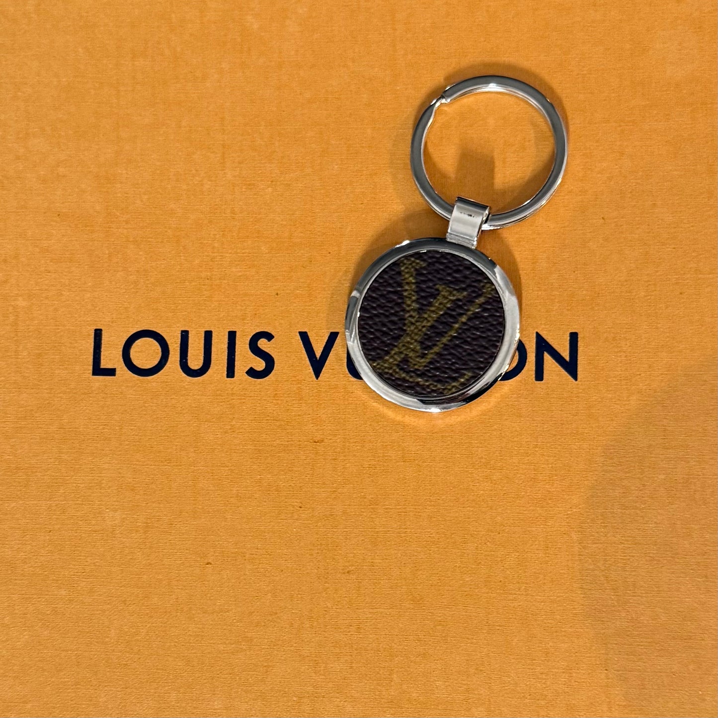 { GETAWAY } Upcycled LV Mono Keychain