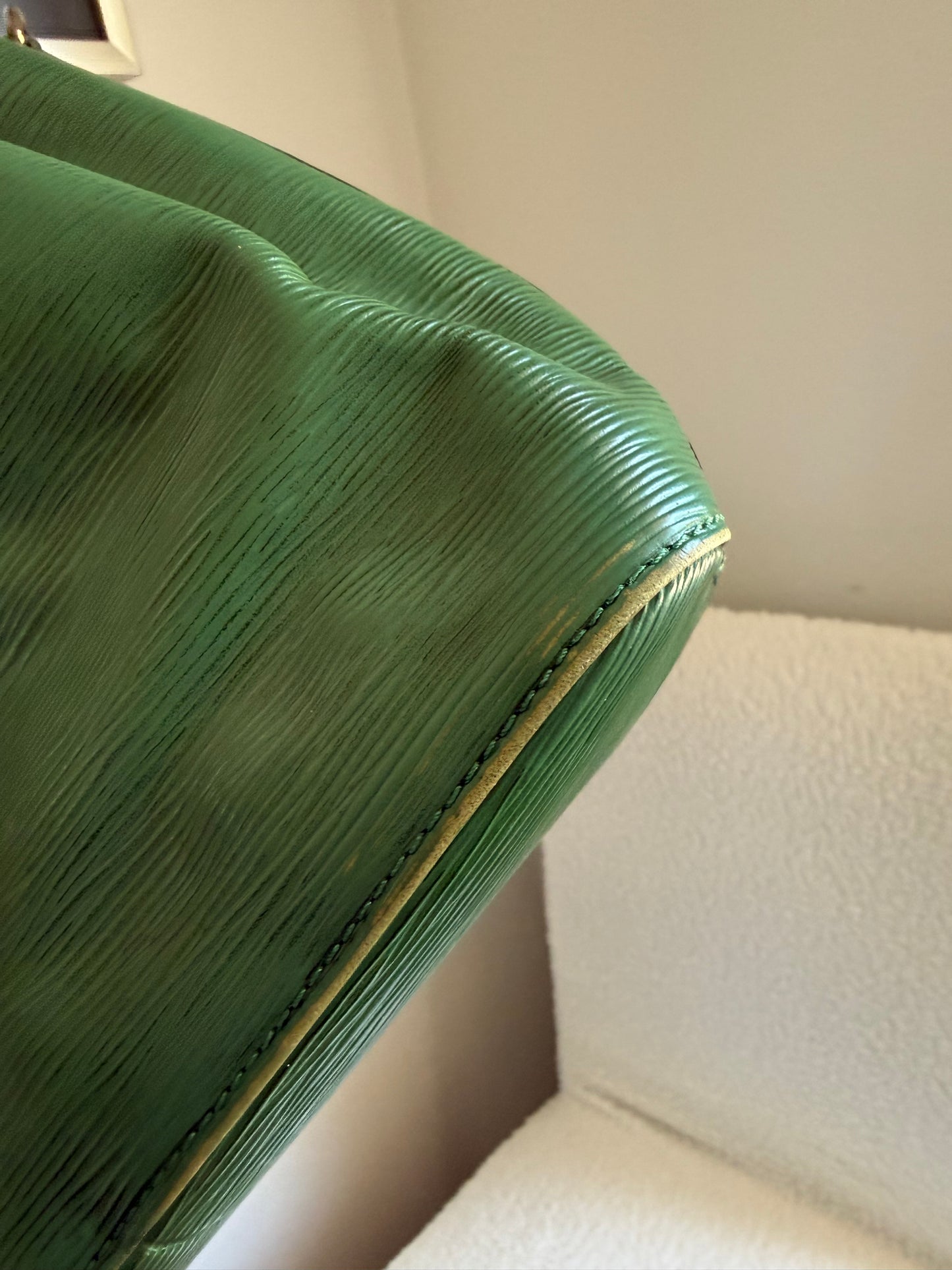 Authentic Preloved Vintage LV Petit Noe in Green Epi Leather
