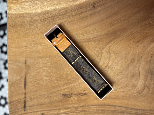 Handmade Mono + Leather Smart Watch Band