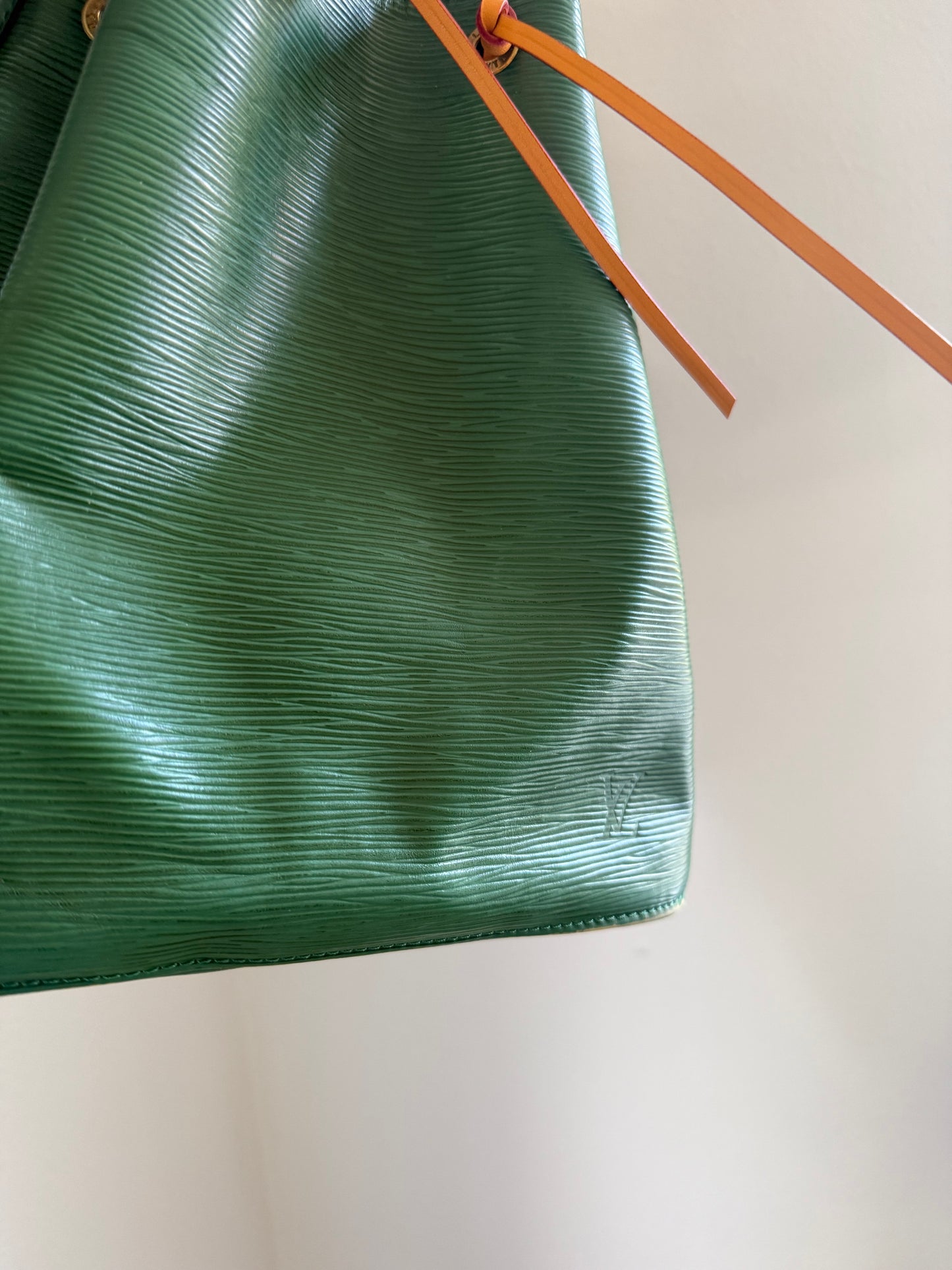 Authentic Preloved Vintage LV Petit Noe in Green Epi Leather