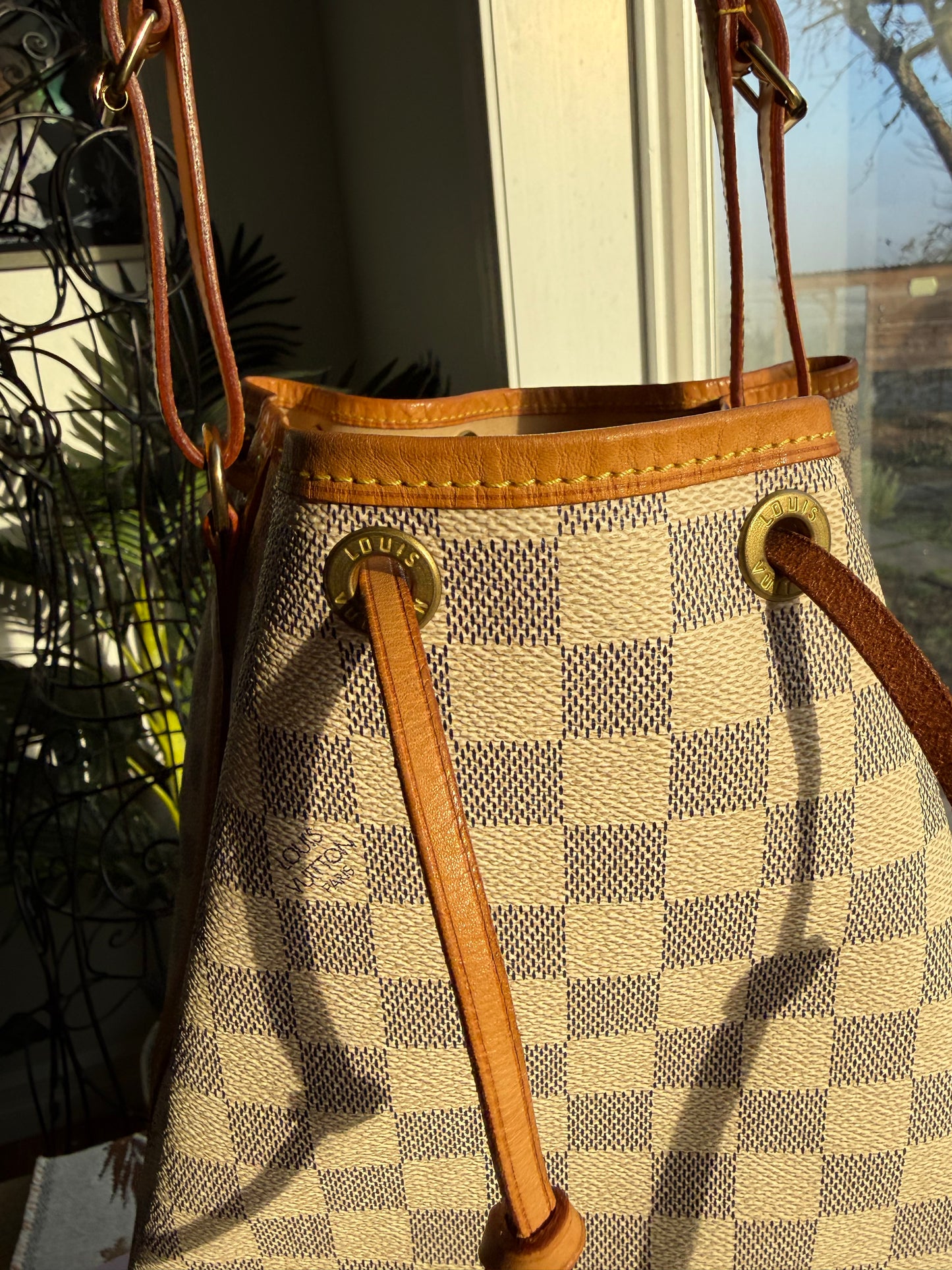 Preloved Authentic LV Noe GM in Damier Azur