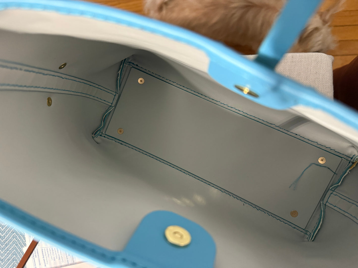 BLUE Multicolor Handmade Upcycled Hobo Bag