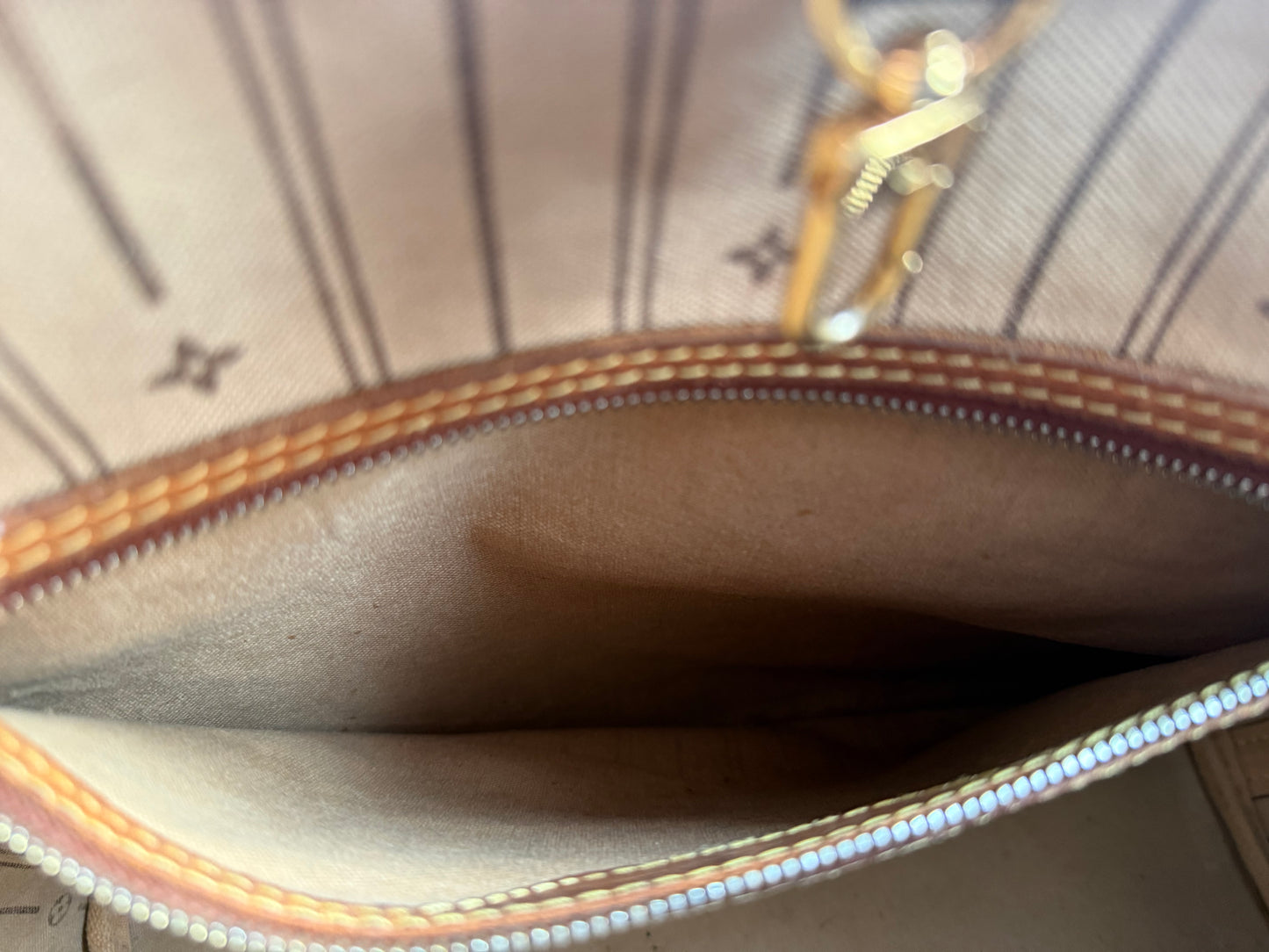 Preloved Authentic LV Monogram Neverfull MM - Black Leather