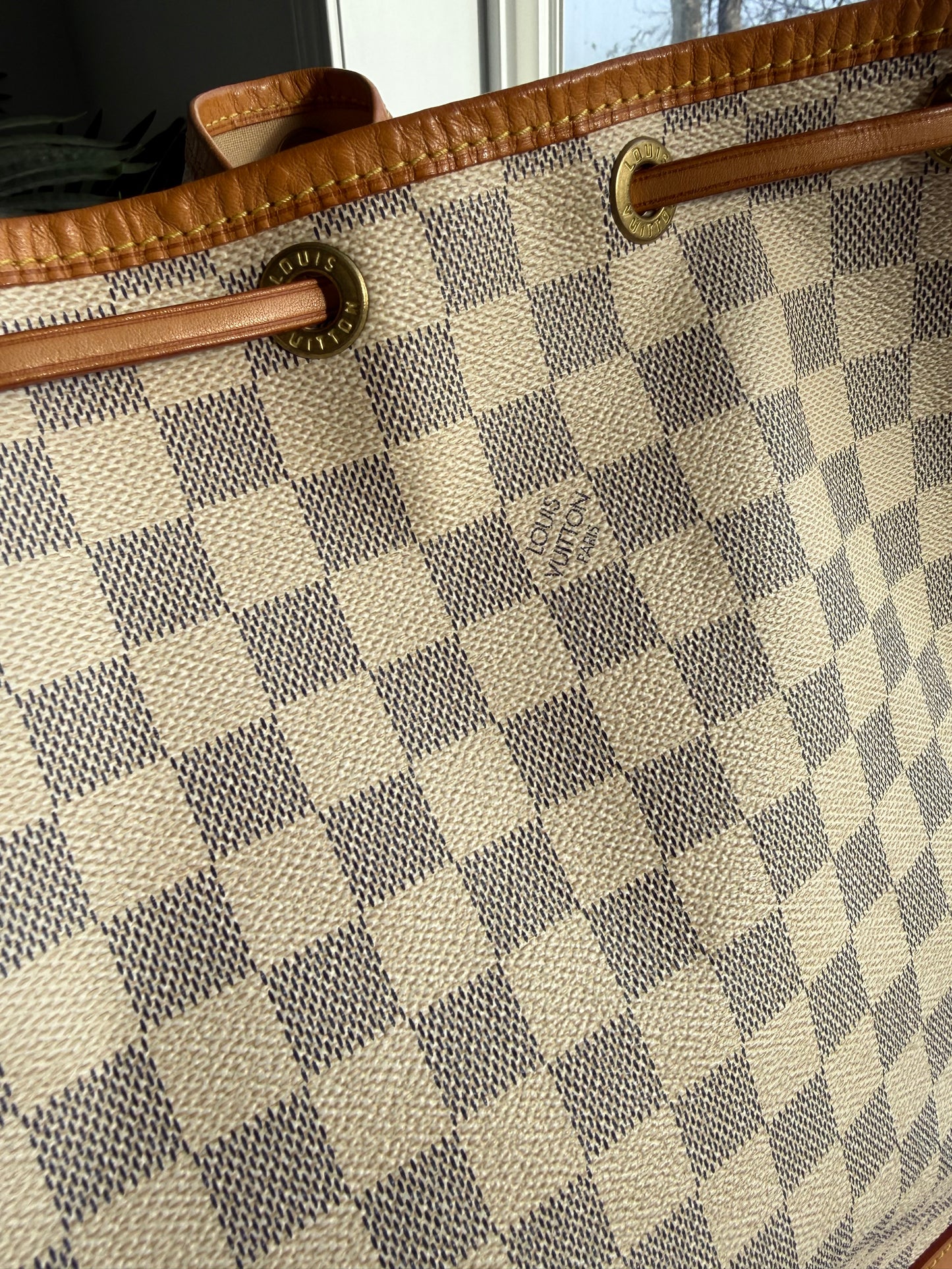Preloved Authentic LV Noe GM in Damier Azur