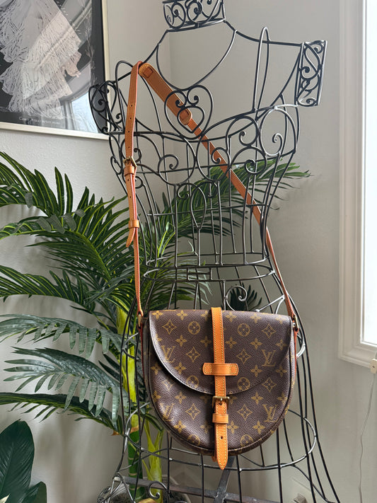 Authentic Preloved Vintage Luxury 1990 Louis Vuitton Chantilly PM Classic Crossbody Bag