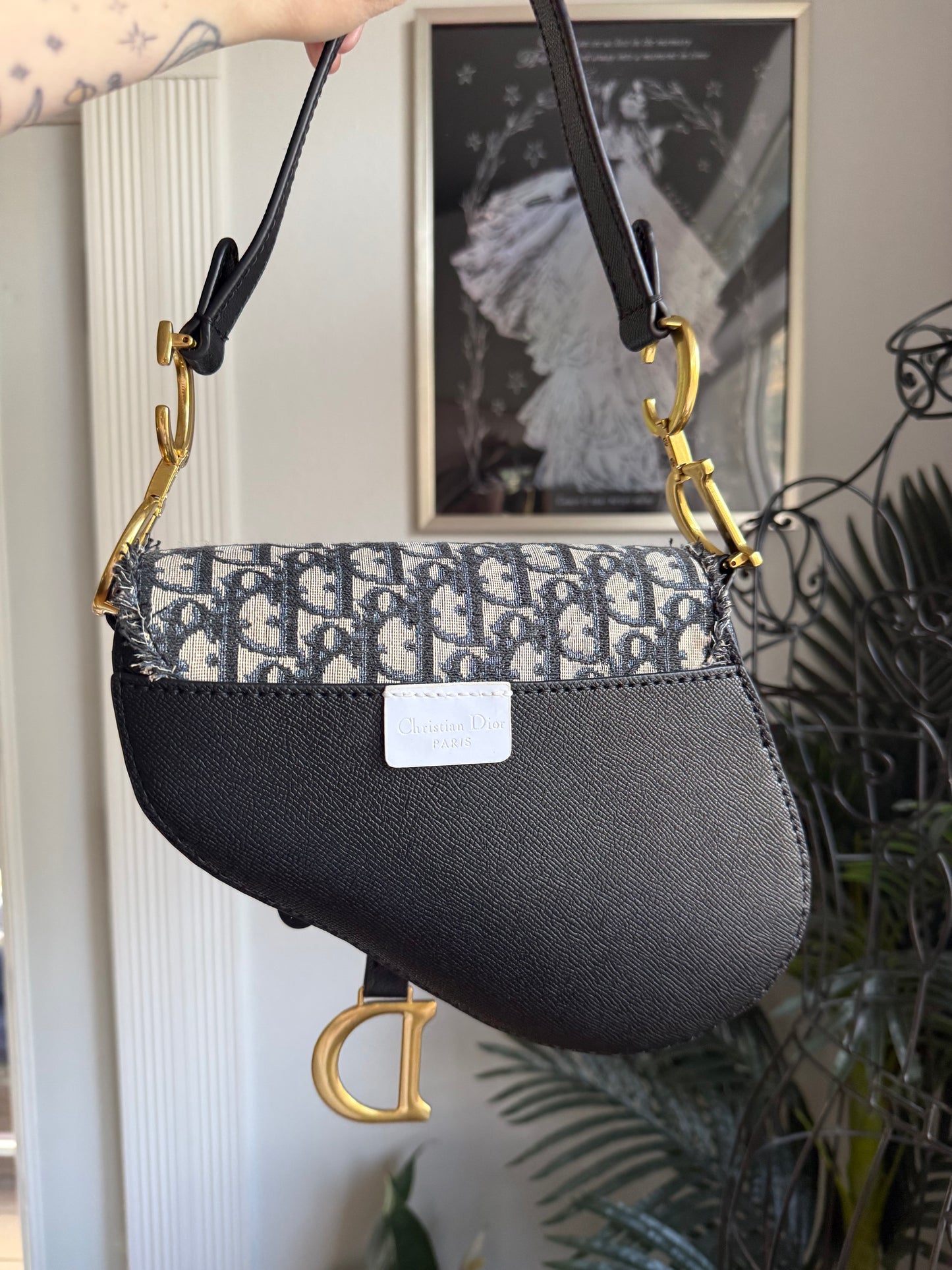 The WHITE HORSE Bag in Authentic Dior Textile