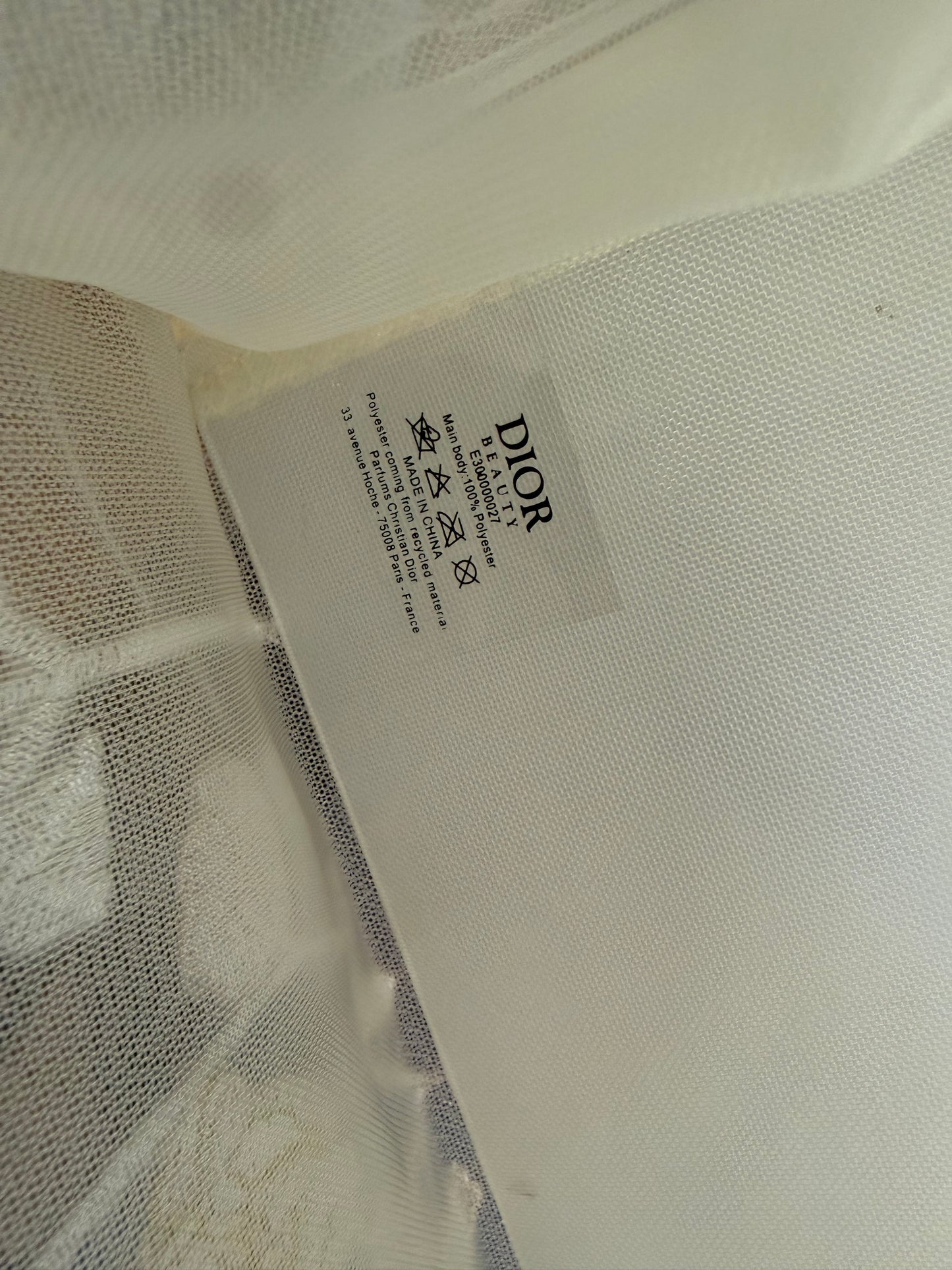 Authentic DI OR Vip Cream Mesh Butterfly Tote