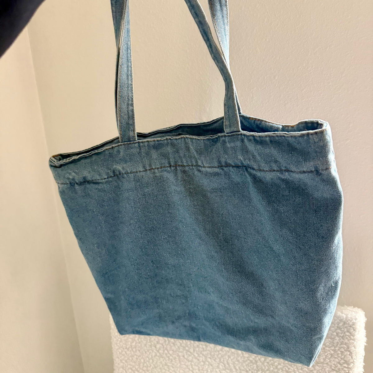 BLUE Tote 48 || Up-Cycled Artisan Patched Denim Tote Bag No. 4