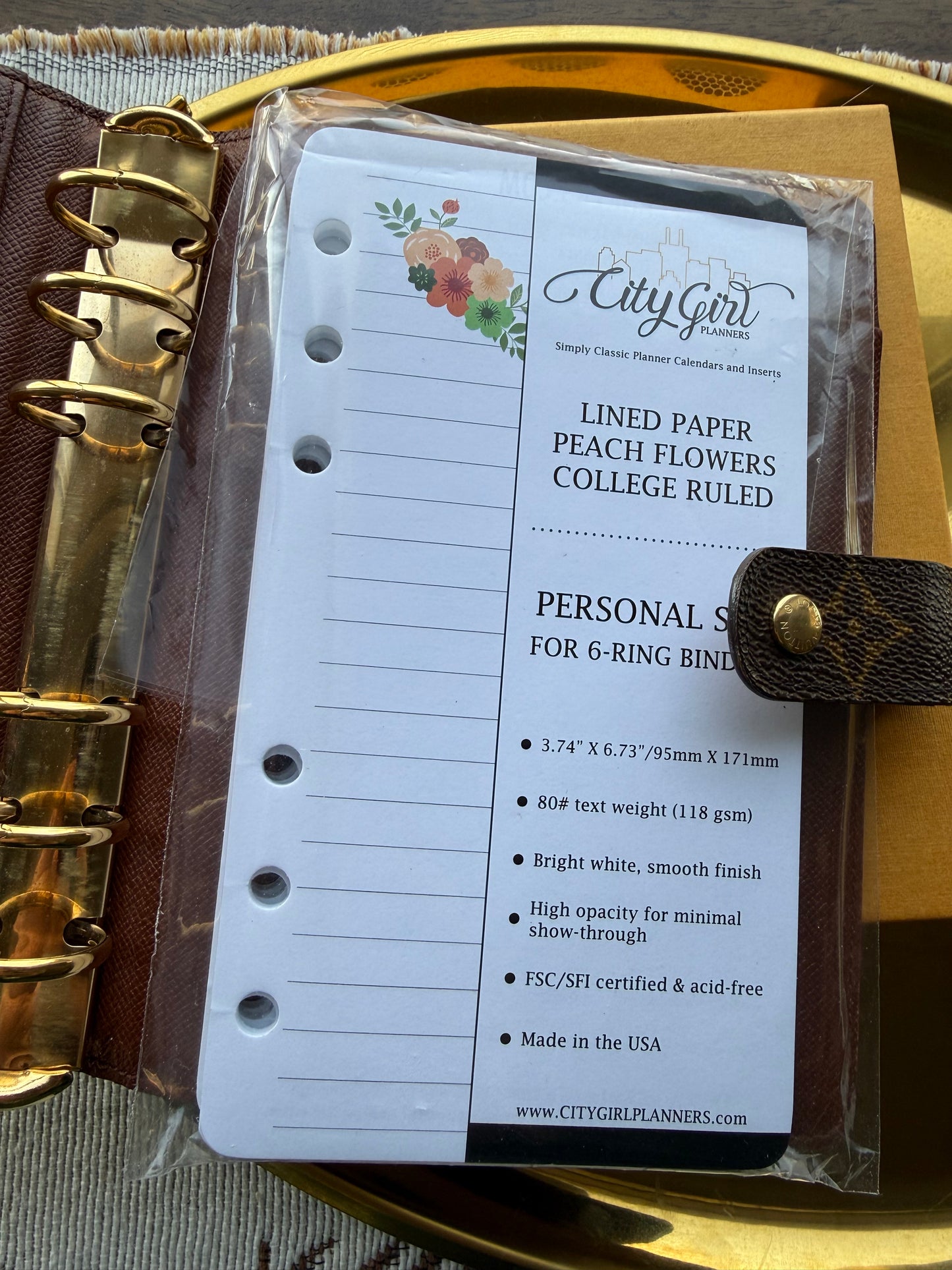 Authentic Preloved 2002 LV Agenda MM in Mono - Complete Set