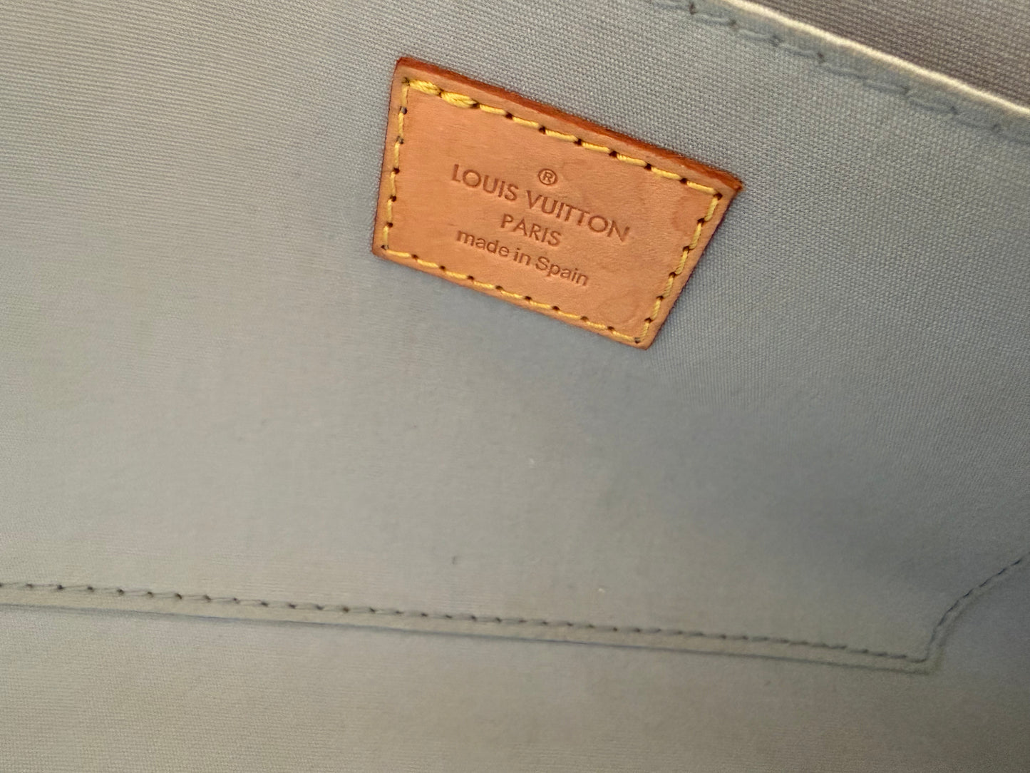 Preloved Authentic Hand-Dyed Vernis LV Roxbury Handbag