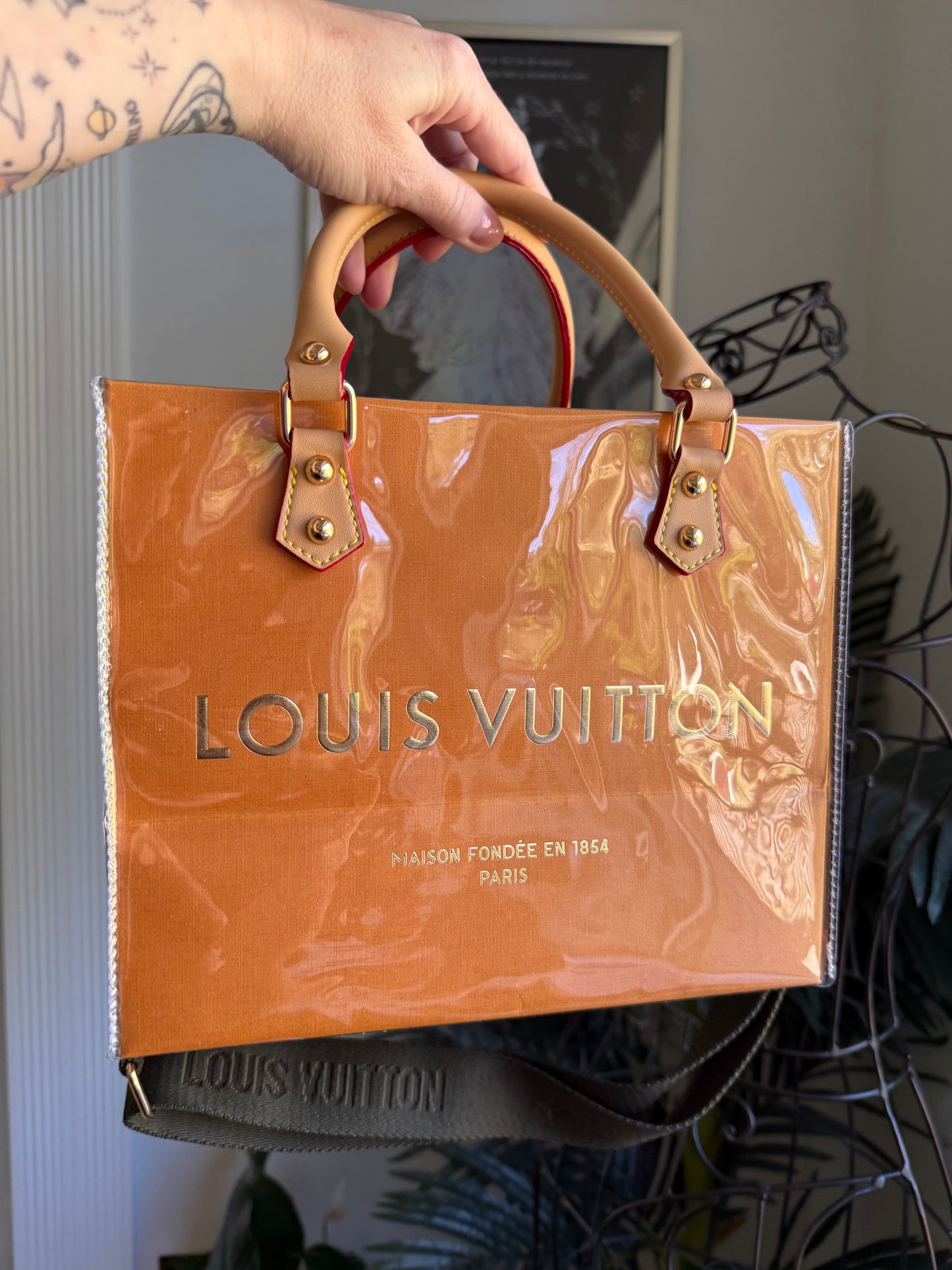 The ABIGAIL PVC Gift Bag Tote