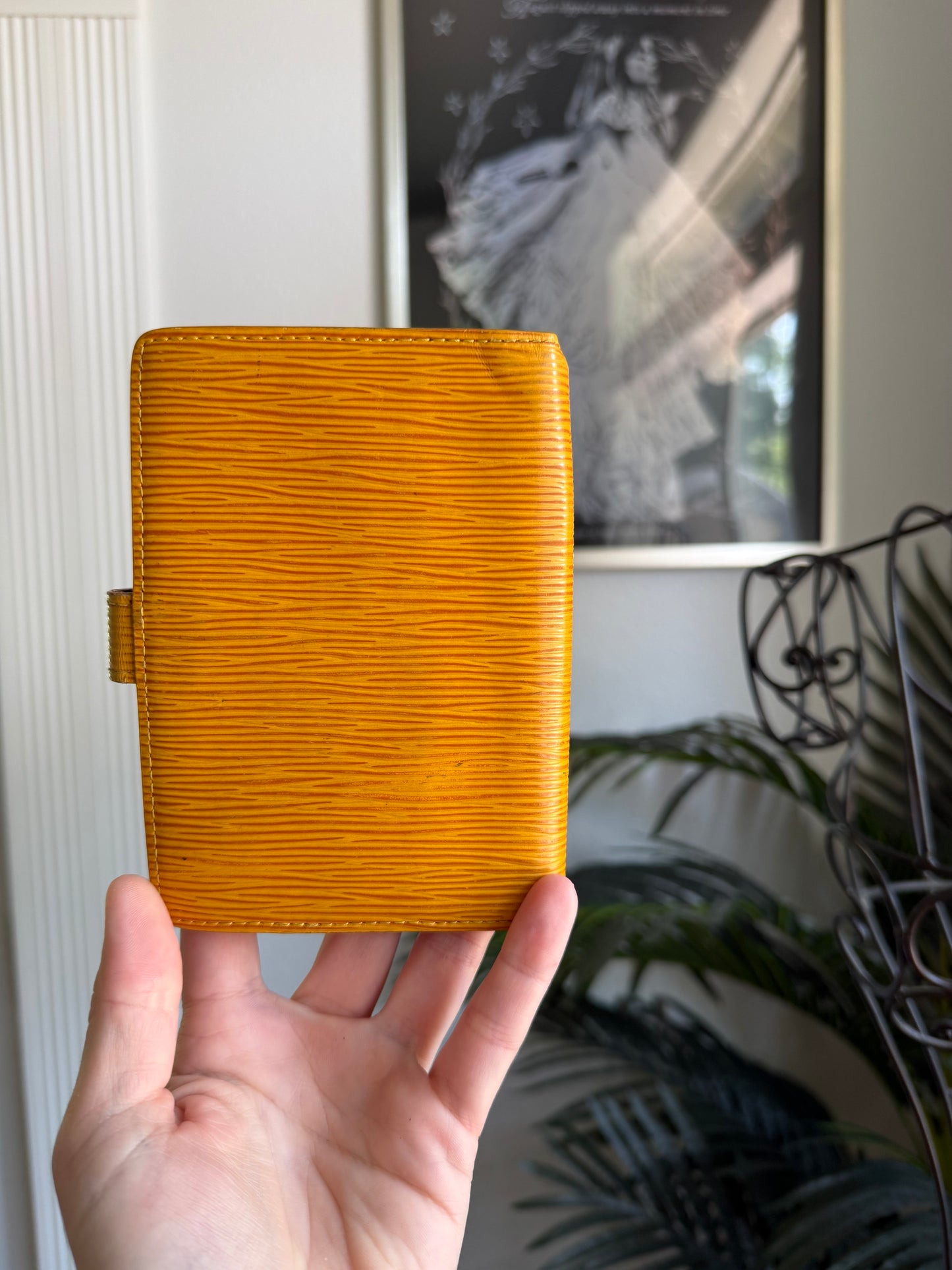 Authentic Preloved Vintage LV Agenda PM in Yellow Epi Leather *Sold