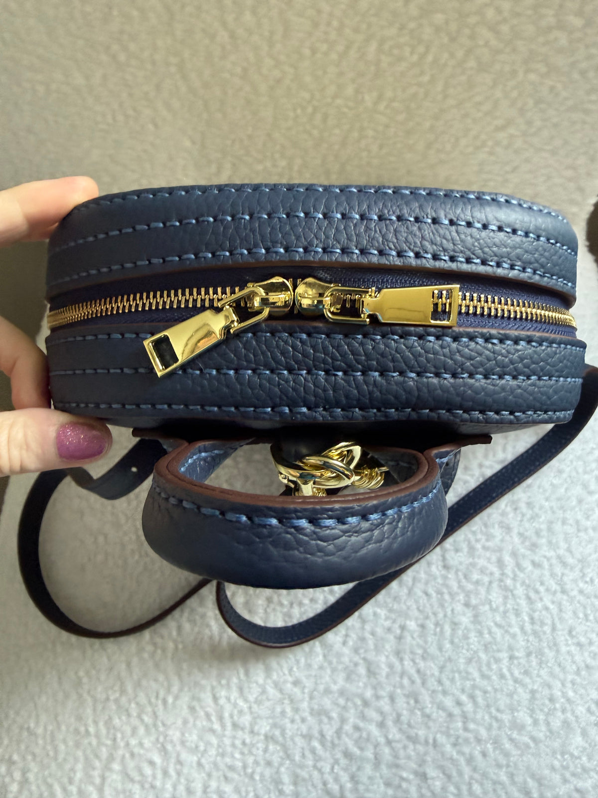GG Tian Line Handmade Upcycled Mini Backpack Purse