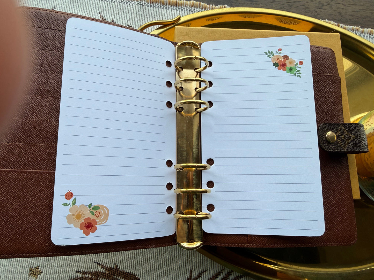 Authentic Preloved 2002 LV Agenda MM in Mono - Complete Set