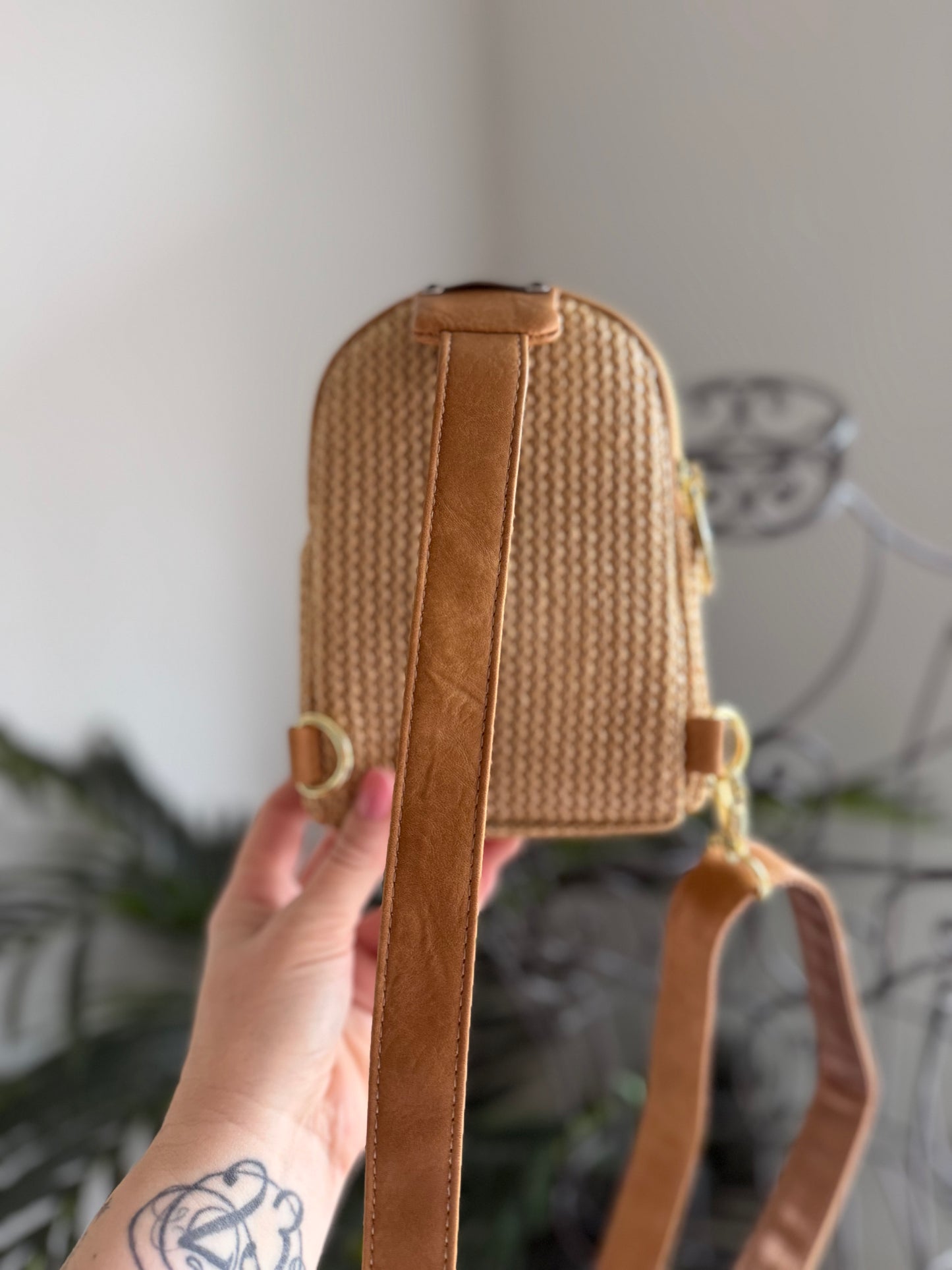 BALCONY IN SUMMER AIR Sling Bag with Mono Patch