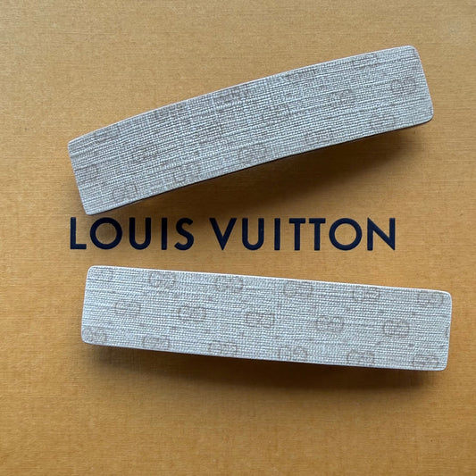 { GORGEOUS } Handmade Ivory Micro GG Barrette