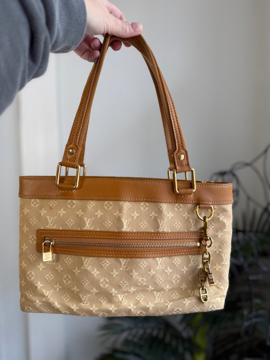 THE ELSEST DAUGHTER Authentic Preloved LV Lucille PM Mini Lin