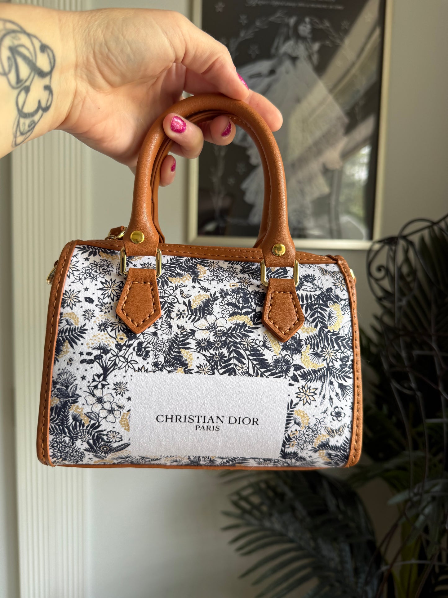 The DEBUT Bag - Navy Floral Dior