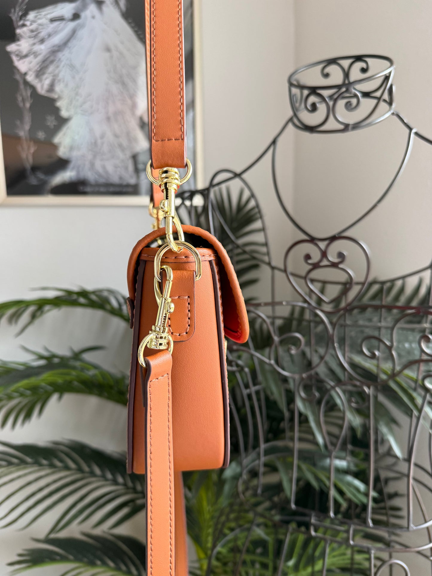 { AUGUSTINE } Handmade Saddle Bag - Red Neverfull Reimagined